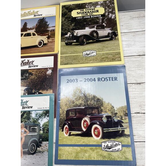 Vintage The Antique Studebaker Review and Car Club Magazines Lot of 7 Assorted - Picture 4 of 8